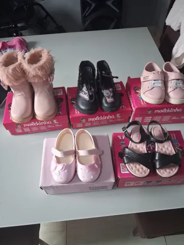 Vendo lote de sapato para criança
