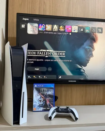 Playstation 5 825gb com mídia com caixa zerado