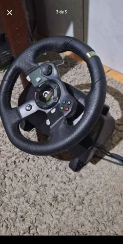 Volante Gamer Logitech G920 + Pedais e câmbio, Pouco Uso, Impecável
