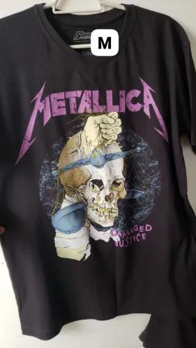 CAMISETA ROCK - METALLICA - M