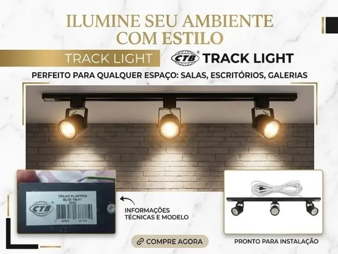 LUMINARIA USADA COM 5 METROS DE TOMADA