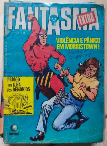 FANTASMA EXTRA 34 DE 48 EDICOES EDITORA GLOBO ANO 1987