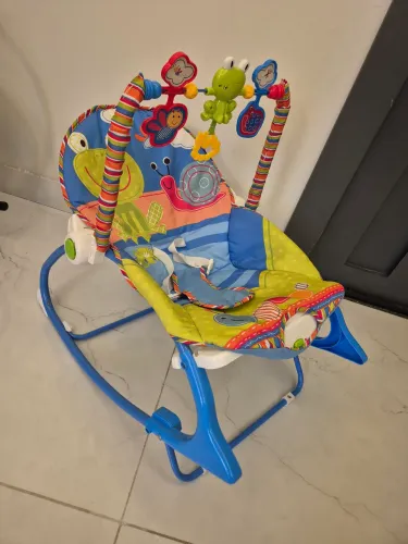 Cadeira De Balanço Infantil Music Baby, Ergonômica, Desenho