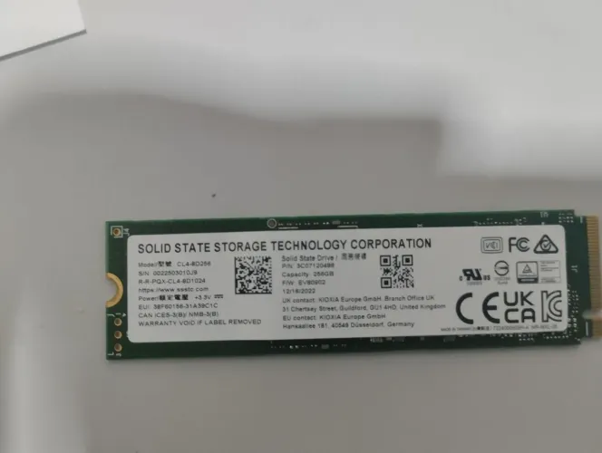 SSD NVME 256GB