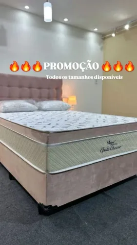 Cama box Casal Luxo Promoção de Fábrica