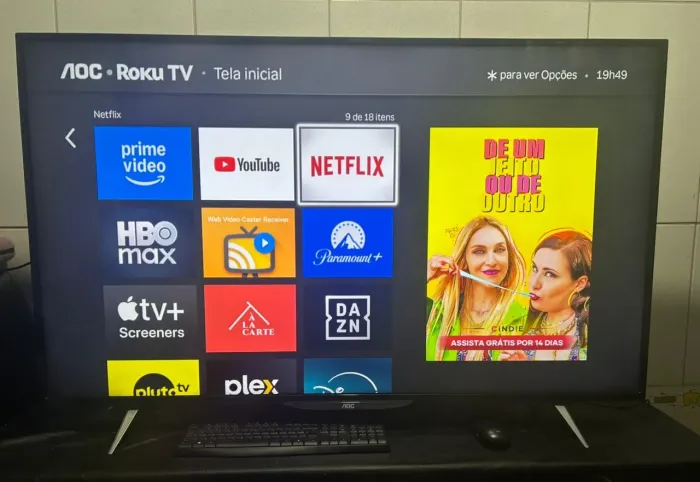 Tv Smart 60 Polegadas Roku AOC