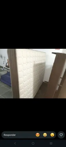 Vendo cama box casal queen 5 mês de uso 