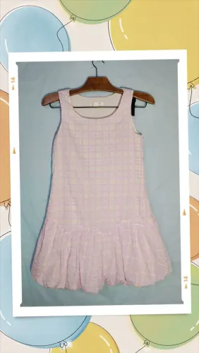 Vestido infantil saia balão rosa tamanho 10 anos