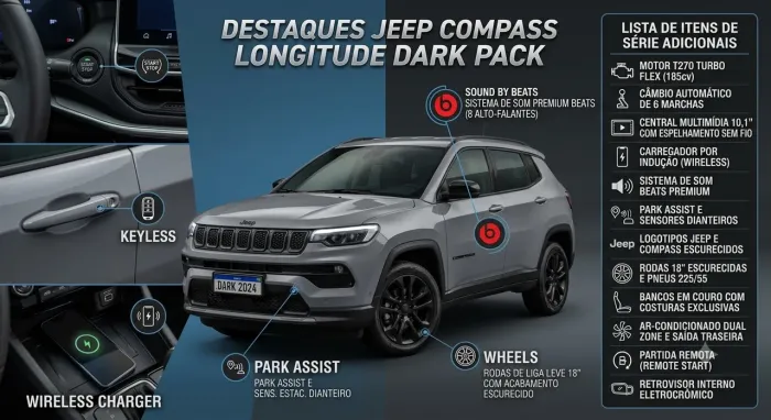Jeep Compass Long. T270 1.3 TB 4X2 Flex AUT 2024