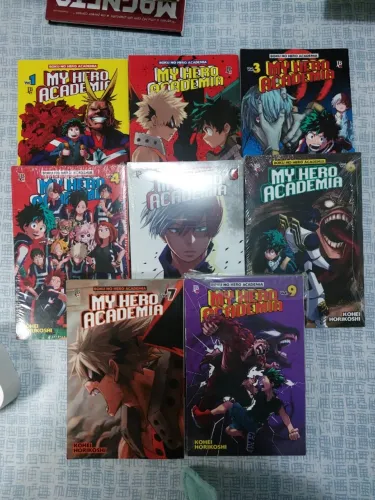 Mangás My Hero Academia/Boku no Hero vol 1-7 e 9