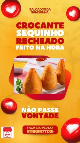 Salgado da sandrinha