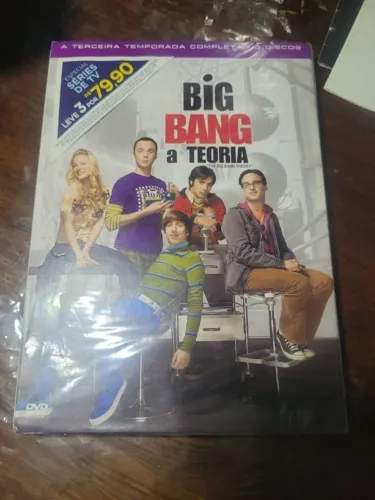 dvd big bang theory 3º temporada lacrado