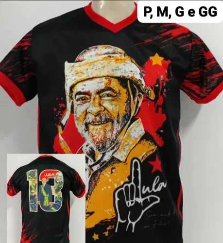 CAMISA DO LULA PROMOÇÃO R$39.99