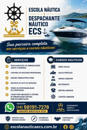 CURSOS NÁUTICO, DOCUMENTAÇÃO NÁUTICA 