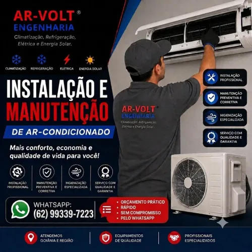 Instalação de ar-condicionado 