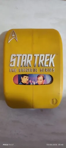 Box dvd original star trek primeira temporada em inglês