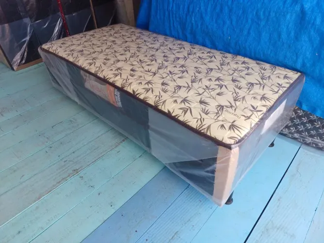 Cama de solteiro semi ortopédica 