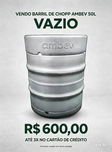 Barril de Chopp AmBev 50L