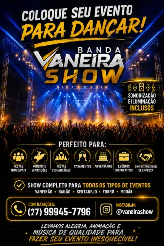 Banda Vaneira Show - Música Ao Vivo para Festas, Casamentos e Eventos