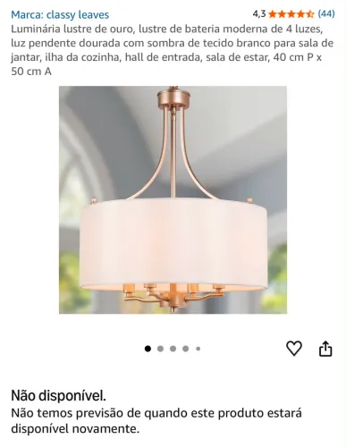 Luminária