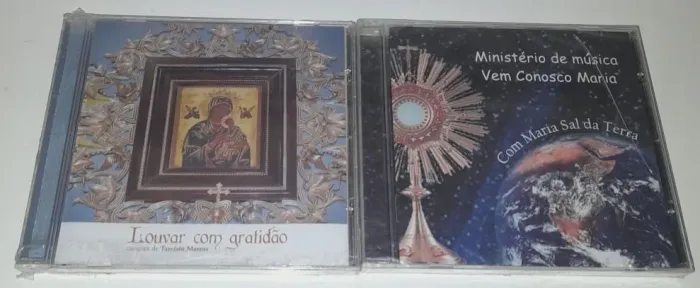 2 Cd´s - Louvor Cristão 2 - Maria Sal Da Terra E Louvor Com Gratidão