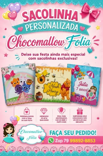 Sacolinhas personalizadas 