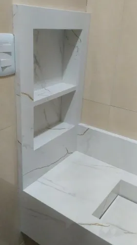 Bancadas pia Esculpida Porcelanato 