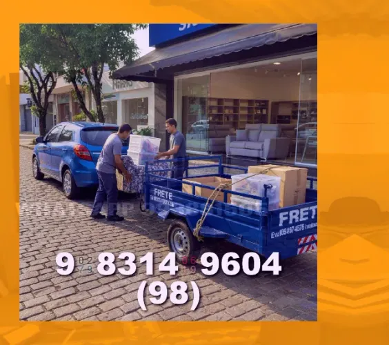 Frete Barato: Transporte em carretinha em Olho d'Água e outros bairros disponíveis!