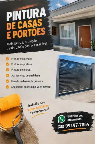 Pintura de casas e comércios