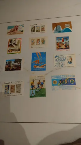 Conjunto de selos blocos brasileiros C