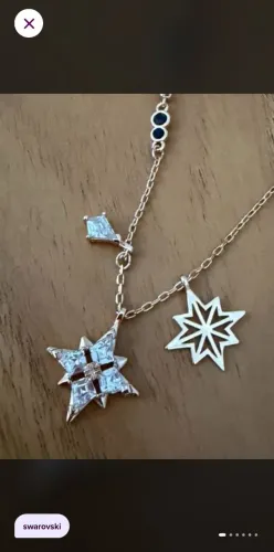 Colar e pulseiras swarovski 