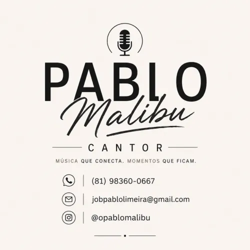 CANTOR PARA EVENTOS - MÚSICA AO VIVO