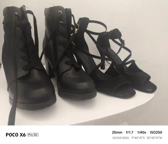 Zapatos botinha semi-novo novo