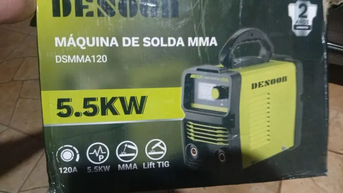 Máquina de solda eletrodo semi nova