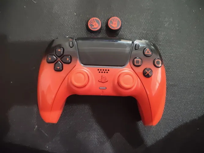 Dualsense controle de Ps5 techno red