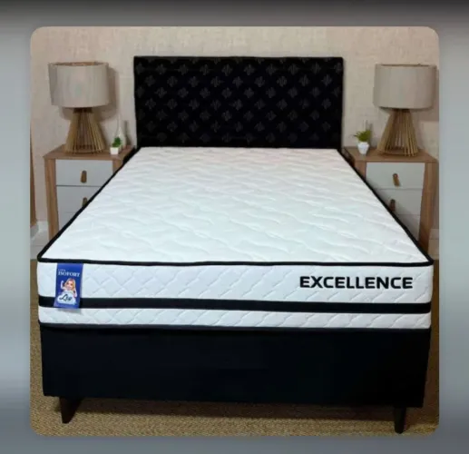 Cama casal padrão (Box+ Colchão)