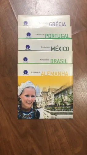 Lote 5 Cds Novos e Lacrados Coleçao Caras A Música do Mundo