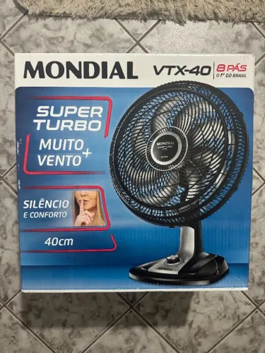 Ventilador Mondial VTX-40 8 Pás Novo Sem Uso