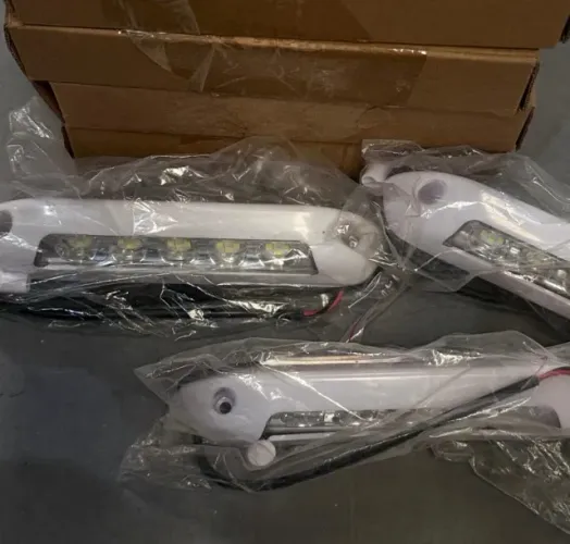 Lâmpada de toldo LED RV Utility, 30 contas de LED, IP67, à prova dágua, DC 12 V, 24 V, par