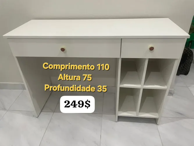 Escrivaninha mdf apronta entrega