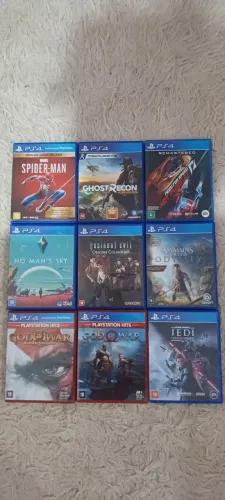 Jogos ps4 valores na descrição