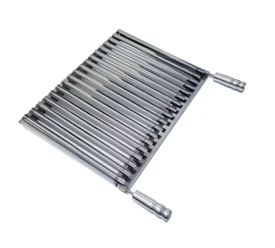 Grelha Argentina Com Coletor de Gordura Parrilla em Inox Churrasco