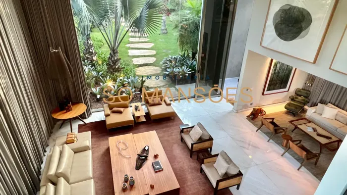 CASA À VENDA NO CONDOMÍNIO BOSQUE DA RIBEIRA / VISTA PRIVILEGIADA COM UM BELO JARDIM