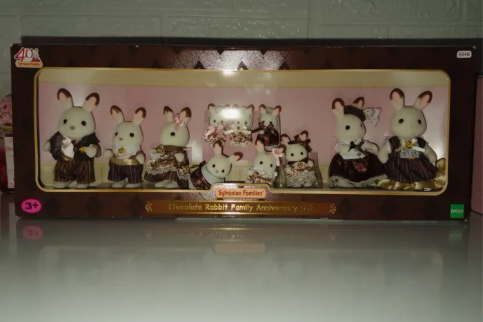 Sylvanian familia chocolate limited comemorativa de 40 anos 
