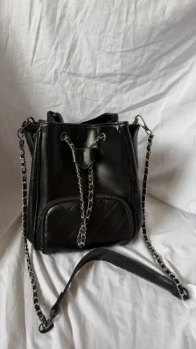 Bolsa bucket preta