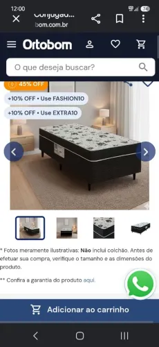Conjugado solteiro ortobom