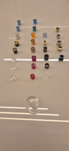 Alargadores, plugs e espiral 10mm