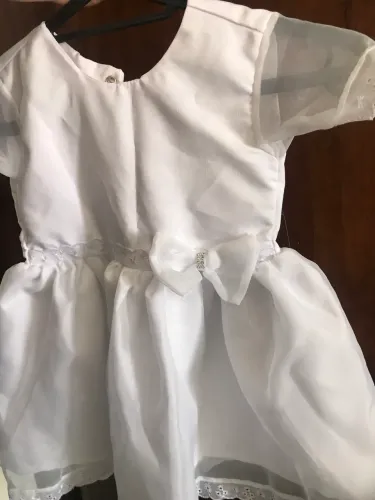 Vestido infantil para batizado