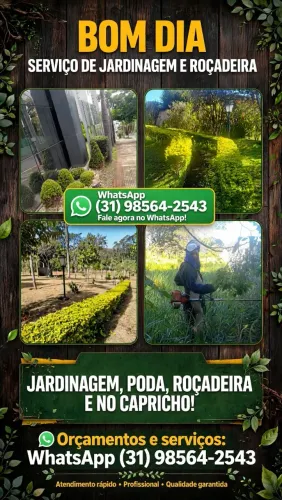 SERVIÇO JARDINAGEM ROÇADEIRA / BH