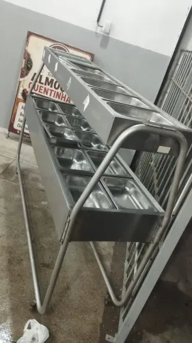 Self-service 17 bandejas com tampa de vidro a venda